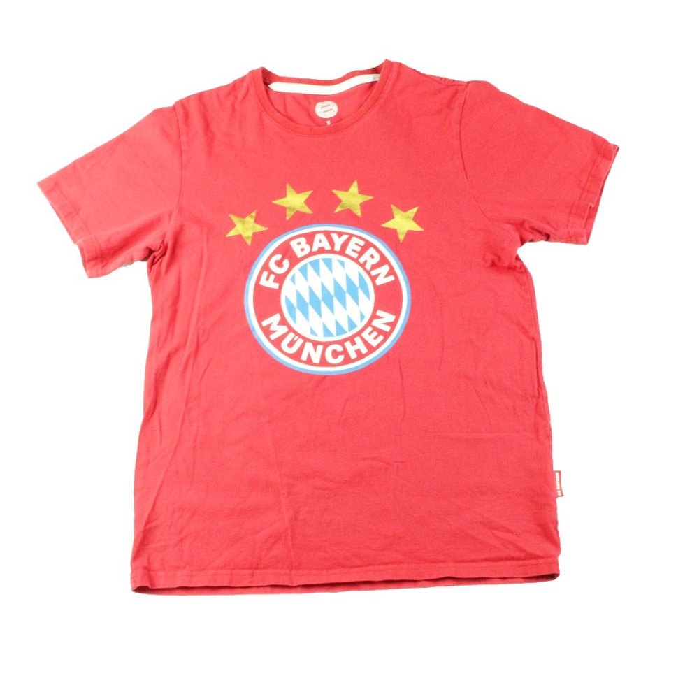 FC Bayern Size S Munchen Short Sleeve Shirt Man